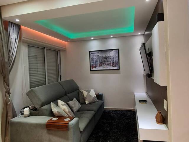 Sala de Estar - Apartamento a venda 3 Dormitórios no Condomí